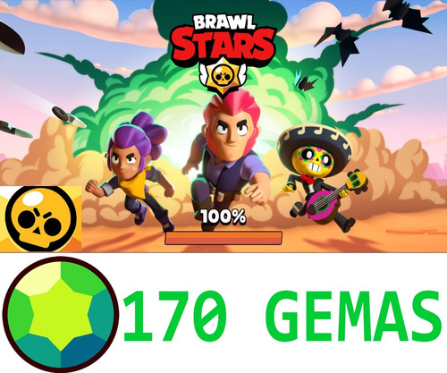 170 Gemas Para Brawl Stars Android Ios Recarga Directa Mercado Libre - brawl stars como comprar gemas