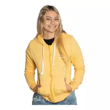 Converse Campera Lifestyle Mujer C/capucha Nova Amarillo Blw