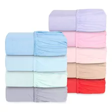 Lençol Cama Queen 30cm Com Elástico Algodão Malha