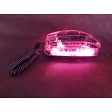 Telefono Retro Vintage, Transparente Luz Neon 