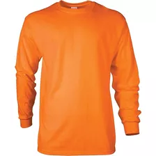 Playera Alta Visibilidad Cómoda Manga Larga Sport Dry-fit