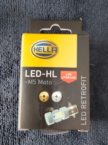 Foco Led Hella Retrofit M5 P15d-25-1 Moto Cuatri 200% + Luz Foto 2