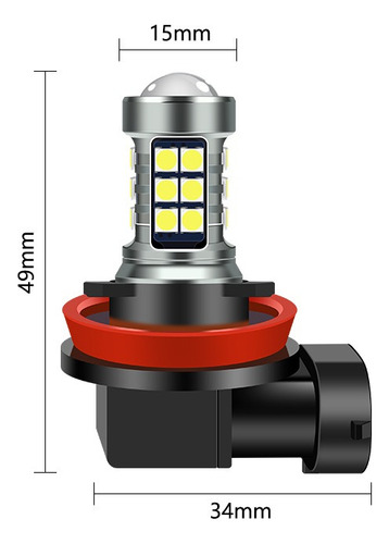 Bombillas Led Antiniebla H11 H8 For 2007-2020 Nissan Versa Foto 3