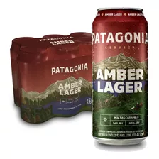 Patagonia Amber Lager Lata 473ml Pack X6 Zetta Bebidas