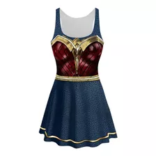 Wonder Woman - Vestido Unitalla Mujer Maravilla Cosplay 02