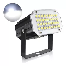 Luz Led Flash X 36 Leds Blanco Con Función Audiorítmica