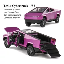 Tesla Cybertruck Edição Cyberpunk Miniatura Metal Carro