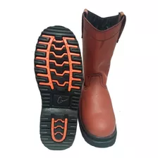 Bota Rooper Piel Hombre Casco Acero Suela Resistente Aceite