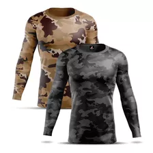 Kit Camuflado 2 Camisetas Poliéster Confort By Adstore