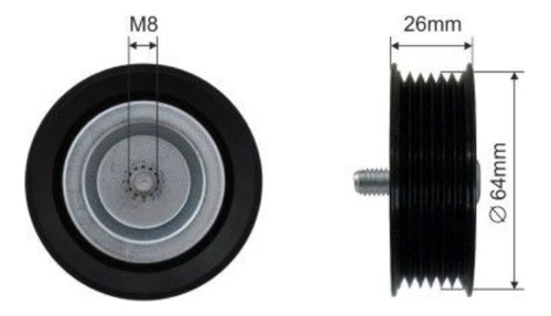 Polea Tensora Mb Oem Para Mercedes Benz A 651 200 06 70 Foto 2