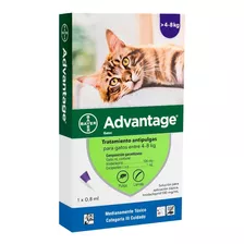 Antipulgas Advantage Felino De 4 A 8 Kg