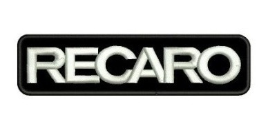 Recaro Marca Logo Carros Stock Rally Patch Bordado Original 