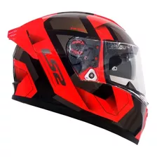 Casco Moto Ls2 Ff390 Breaker Evo Physic Negro Rojo / Pinlock