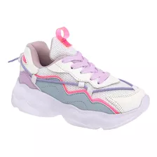 Tenis Mujer Lady One Cc-073 Blanco Mt. 116-937