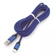 Cable Usb 2.0 Macho A Micro Usb Macho Radioshack 2.7m Azul