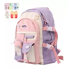 Mochila Escolar Versión Coreana Gran Capacidad Bolsa Mujer