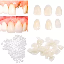 Dientes Postizos Provisorios Moldeables Facil Aplique Kit X3