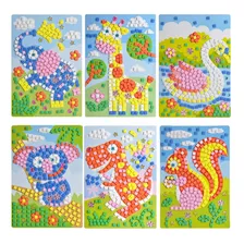 Ccinee Mosaic Sticker Art Puzzle Sticky Diy Pintura Hecha A.