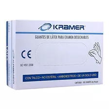 Guantes De Latex Para Examen Kramer ® Caja X 100 Unds