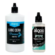 Lubrificante Bike Algoo Premium Seco 200ml E Úmido Ptfe 60ml