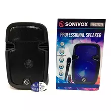 Parlante Recargable Cabina Sonivox De 8 Bluetooth+ Radiofm