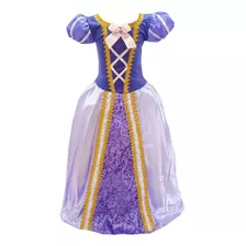 Fantasia Rapunzel Enrolados Vestido Infantil Mega Promoção