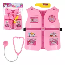 Kit Medica Art Brink Presente Menina Faz De Conta Infantil