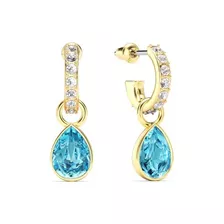 Aros Colgantes Petite Teardrop Con Cristales De Swarovski