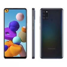 Samsung Galaxy A21s Seminovo Vitrine 64gb Leia Anuncio Preto