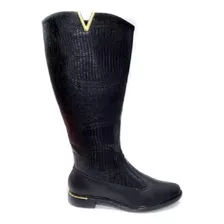 Bota Vizzano De Uso Comum Feminino - Preto