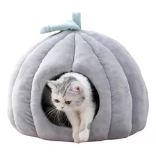 Cama Casa Iglú Gato Perro Calabaza Mascotas Grande L