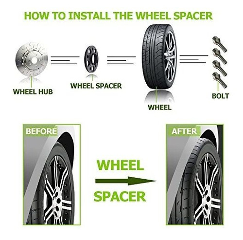 Proeze Espaciadores De Rueda De 0.472in 5 X 112 2.620in Di Foto 5
