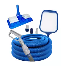 Kit Aspirador + Cabo 2m + 4m Mangueira Limpeza Piscina