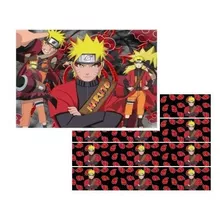 Papel Arroz Naruto + Faixas Laterais - Modelo 28