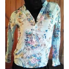 Camisa Estampada De Dama, Talle L