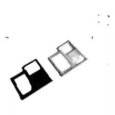 Bandeja Porta Sim Samsung A31 - A315, Original Negro/blanco