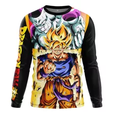 Playera Hombre Anime Dragon/ball Spandex Full Print 