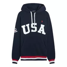 Buzo Ralph Lauren Usa Hoodie Pony