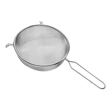 Peneira Inox De Cozinha Coar Polvilhar Escorrer Massas 14cm