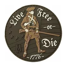 Maxpedition Live Free Or Die Patch, Árido