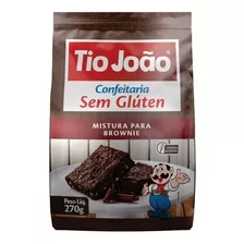 Mistura Para Brownie De Chocolate Tio João - 270g