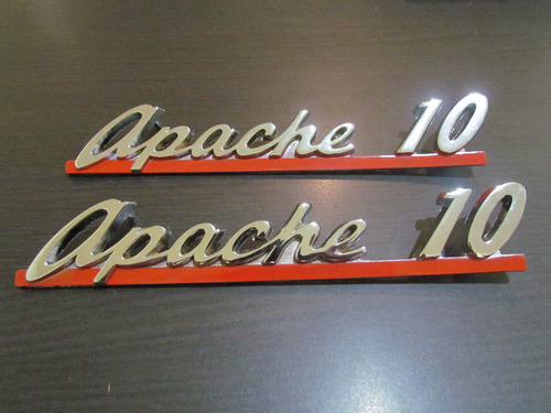 Par Emblema Chevrolet C10 61 1961 Accesorio Pickup Apache Foto 2