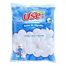 Bolas De Algodão Branco Use It Pacote 95g