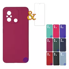  Funda Para Xiaomi Redmi 12c Silicona Protector Premuim + V