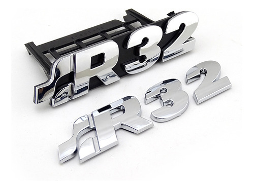 R32 Trunk Logo Sticker Para 1999-2008 Golf 4 5 Negro Foto 8