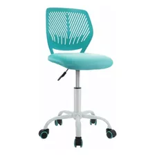 Silla Ajustable Para Escritorio Oficina Color Turquesa A96