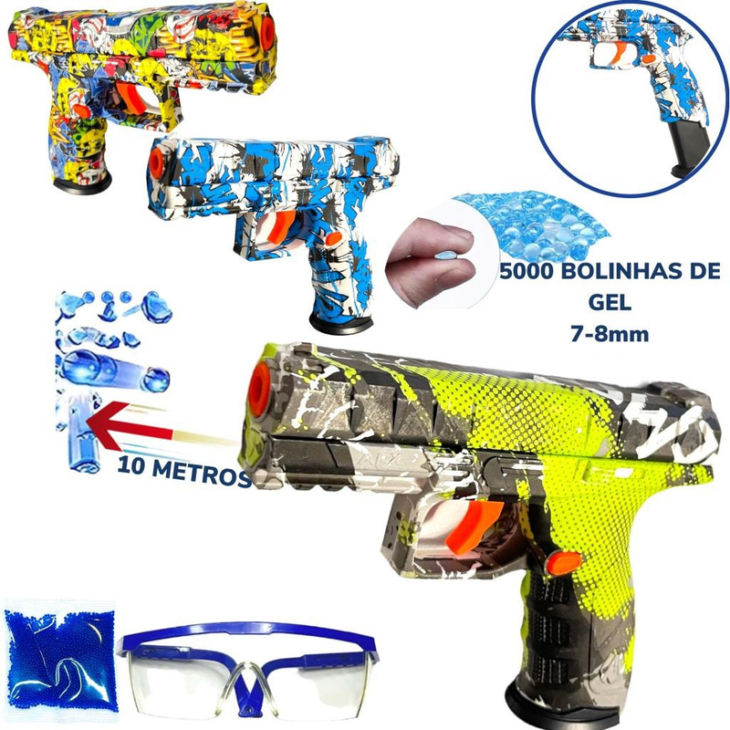 Kit Arminhas Com 2 Pistola Lança Dardos 8 Peças Distintivo - Alfabay - Cubo  Mágico - Quebra Cabeças - A loja de Profissionais e Colecionadores!