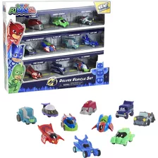 Set De Vehículos Pj Masks Night Time Micros Deluxe