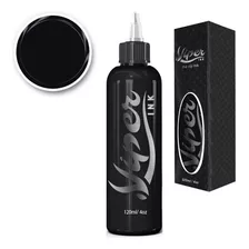 Tinta Preto Turbinado Viper Ink 120ml Para Tattoo Tatuagem