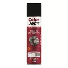 Tinta Spray Color Jet Alta Temperatura Renner Preto 400 Ml